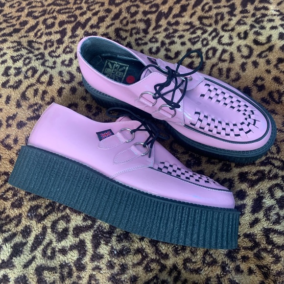 tuk Shoes Vintage Pink Patent Leather Tuk Platform Creepers Poshmark